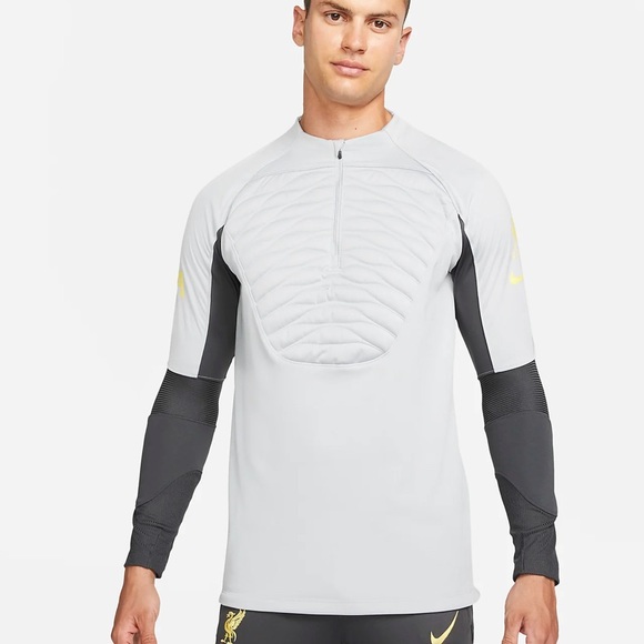 NIKE Liverpool FC Strike Winter Warrior Men's Therma-FIT Soccer Drill Top Size S